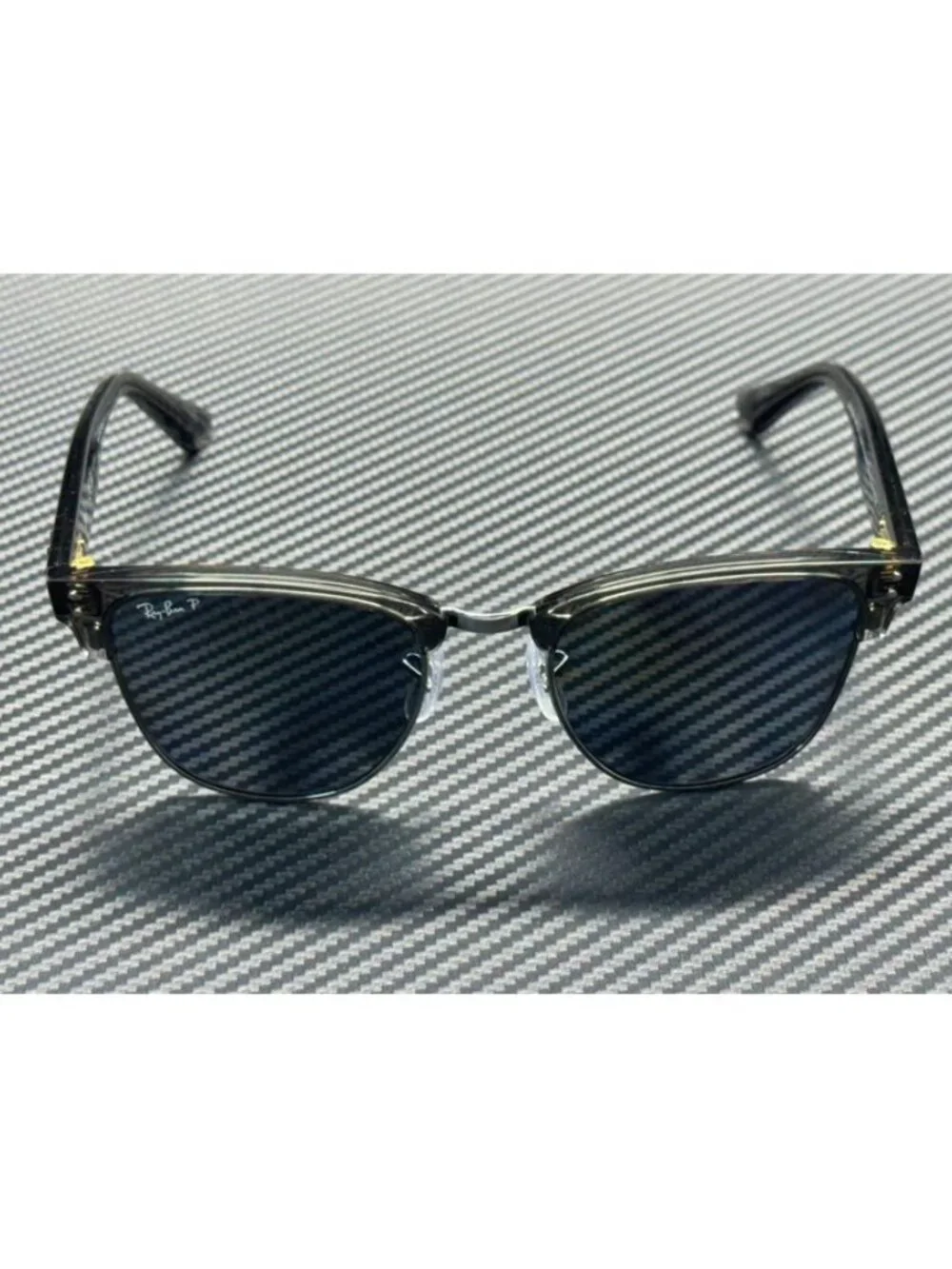 New Ray-Ban Men Grey Transparent Sunglasses 54-21-145